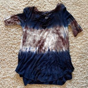 Short sleeve tie dye shirt